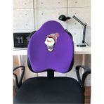Officekup X-Large Visco Bel Destek Gamer Oyuncu Koltuk Yastığı- Mor Pinguuu