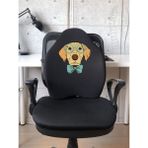 Officekup X-Large Visco Bel Destek Gamer Oyuncu Koltuk Yastığı- Siyah Dogs Out