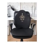 Officekup X-Large Visco Bel Destek Gamer Oyuncu Koltuk Yastığı- Siyah Lotus