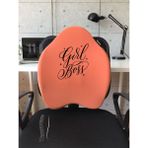 Officekup X-Large Visco Bel Destek Gamer Oyuncu Koltuk Yastığı- Turuncu Girlboss