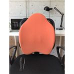 Officekup X-Large Visco Bel Destek Gamer Oyuncu Koltuk Yastığı Turuncu