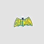 Offo 80'ler Batman Beyaz Laptop Sticker