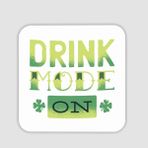 Offo Drink Mode on Yazılı Kare 10x10 cm Bardak Altlığı