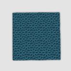 Offo Oryantal Lacivert Doğal Taş 10x10 cm Bardak Altlığı