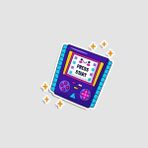 Offo Press Start Retro Oyun Beyaz Laptop Sticker