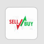 Offo Sell Buy Yazılı Kare 10x10 cm Bardak Altlığı