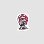 Offo Star Wars Clone Troopers Tasarımlı Laptop Sticker - Beyaz - 1 Adet