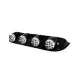 Offroad Sis Lambası 12x4 Led Yuvarlak Siyah /LASS243
