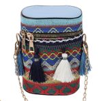 OFFSCH 1 Bilgisayar Etnik Tarz Askılı Çanta Kadınlar Için Moda Çanta Çapraz Çanta Sırt Çantası Bayan Çantalar Crossbody Nostaljik Masalsı Giyim Halk Geleneği Bayanlar Alaşım Saçaklı Çanta