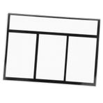 OFFSCH 2 Adet Dollhouse Mini Ölçekli Pencere Küçük Ev Akrilik Pencere Minyatür Dollhouse Mobilya Pencere Çerçevesi DIY Minyatür Ev Aksesuarları DIY Işçiliği Projeleri Için