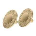 OFFSCH 2 Adet Donanım Kolu Dresser Kolları Kabine Kolye Tutuyor Dolaplar Için Mutfak Kulpları Kare Dolap Kolları Modern Dolap Çekme Şifoniyer Çekmece Kolu Kapı Çeker Altın Çinko Alaşım