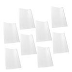 OFFSCH 8 Adet Kesilebilir Şeffaf Buzdolabı Raf Koruyucu Matlar Çok Amaçlı Çekmece ve Mutfak Dolabı Aksesuarları için Dayanıklı ve Kaymaz Örtüler