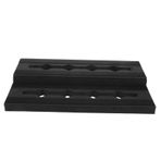 OFFSCH Gitar Efektleri Kurulu Elektro Gitar Efektli Pedal Board Küçük Pedalboard Efekt Pedalı Kurulu Eva Siyah