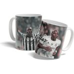 Offside Aboubakar Beşiktaş Baskılı Kupa Bardak - 1 Adet - 330 ml - Gri