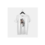 OFFSIDE CLOTHES Tsubasa Serisi, Hyuga, Futbol Özel Tasarım, Beyaz Penye Tişört OTT0011