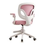 Ofis Bilgisayar Masası Sandalyesi- Çocuk Ergonomik Ofis Koltuğu, Çocuk Çalışma Koltuğu, Çocuk Masa Koltuğu, Ev/Okul/Ofis için Bel Desteği Fonksiyonu(Pink)