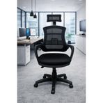 Ofis Çalışma Sekreter Ders Çalışma Fileli ve Fonksiyonel Döner Koltuk, Ergonomik Tasarım, Döner Mekanizma Başlıklı Fİleli