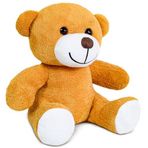Ofis Hediyesi MAymun 20-25 cm Figürlü Pelüş Ayıcık, 20 cm Teddy Bear,Sevgiliye Hediye,Ayı Teddy,Peluş Ayıcık,Plush Toys, (ayı)