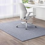 Ofis Koltuğu Masa Mat Kaymaz Zemin Koruyucu Tekerlek Mat Oyun Koltuğu Mat Mavi 90 x 90 cm