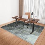 Ofis sandalyesi matı, 130 x 160 cm - dayanıklı zemin koruyucu, sert ahşap, halı ve oyun için, ev ve ofis kullanımı için kaymaz sandalye minderi