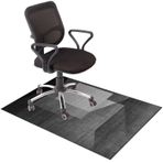 Ofis sandalyesi matı, 90 x 120 cm, oyun sandalyesi matı, kaymaz, sert ahşap, zemin koruyucu, tekerlekli sandalyeler için masa matı, gelişmiş zemin koruması, kolay kayma yüzeyi