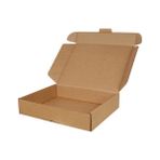 Ofis Turka 50 x 40 x 10 cm Çift Oluklu Kilitli Kutu - Kraft
