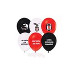 Ofis Turka BALONEVİ BEŞİKTAŞ BASKILI BALON 8Lİ (7924)