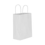 Ofis Turka Beyaz Kağıt Hediye ve Alışveriş Çantası (31X12X41) 50 Adet