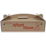 Ofis Turka Kutu Lahmacun Saplı Küçük 53X73 cm 50 Adetli