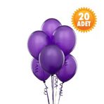 Ofis Turka Mor Renk 20 Li Latex Balon