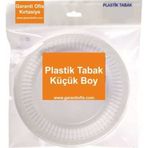 Ofis Turka Plastik Tabak Küçük Boy 17cm (100 lü Paket)