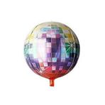 Ofis Turka Renkli Disco Topu Şekilli Folyo Balon