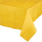 Ofis Turka Sarı Renk Plastik Masa Örtüsü 120 x 180 cm