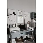 Ofis ve Çalışma Odası Için Mıknatıs Hediyeli Metal Pano - Hatıra Fotoğraf Not Panosu -Mutfak Panosu - Beyaz - 35*35