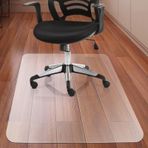 Ofis ve Ev için Şeffaf Sandalye Paspası Dayanıklı 1 mm Plastik Zemin Koruyucu Masa ve Ofis Koltukları için Kolay Kayma Çoklu Boyutlar (30x100 cm 60x120cm 160x160cm 190x240cm) Zeminleri Temiz Tutar!