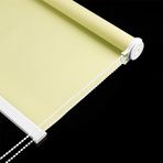 Ofis ve oturma odası için karartma stor perde, su geçirmez, termal kumaş, güneş ve UV koruması, delmeye gerek yok, sarı 1,45 x 2 m