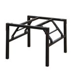 Ofis ve Yemek için Ağır Hizmet Tipi Metal Masa Ayakları Sağlam Kare Tüp Demir Destek Kahve ve Toplantı Masaları için Katlanabilir Vidalar Dahil (50 cm x 50 cm)