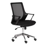 Ofisbazaar Alf Fileli Çalışma Koltuğu | Ergonomik Şef ve Toplantı Koltuğu Siyah Fileli