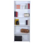 Ofisbazaar Beyaz 5 Raflı Kitaplık