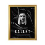 OfisDS Alüminyum Çerçeve Açılır Kapanır Gönye Köşe 25mm A4 (21x30) Gold