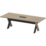 Ofisimi Omix Toplantı Masası 240 cm (Budva/antrasit) - Meşe