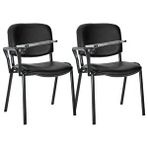 Ofisit Konferans/Seminer Sandalyesi Siyah 2'Li Set