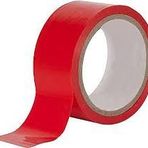 Ofisostim 50x30 mt Kırmızı Yer İşaretleme Bandı