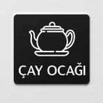 Ofistike Çay Ocağı Tabela Ofis Yönlendirme Kapı İsimlik Çay Ocağı Tabelası