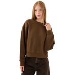 Oft Kadın Sweatshirt,Kahverengi Xs