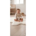O&G Collection 2'li Kum Beji ,Beyaz %100 Pamuklu 8 Katlı Müslin Bebek Salya Önlüğü/ Yakalık/Nikel Free Çıt