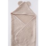 O&G Collection Kum Beji %100 Pamuklu Organik 4 Katlı Multi Müslin Bebek - Çocuk Havlu / Bornoz / Deniz