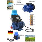 OG GERMANY STEEL DKM60 1 H PAKET HİDROFOR SU MOTORU BAKIR 2 KAT 2 DAİRE YETERLİ SU POMPASI 30MT DİK ATAR