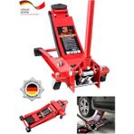OG Germany Steel Hidrolik Ağır Hizmet Tipi Alçak 3 Ton Kapasite Güçlendirilmiş Çift Piston Garaj Krikosu 3yıl Garanti