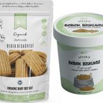 OG natural Organik Bebek Bisküvisi ve Bisküvi Tozu seti +6 Ay